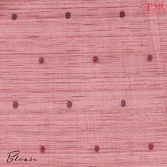 Puce Pink Ghicha Cotton Saree