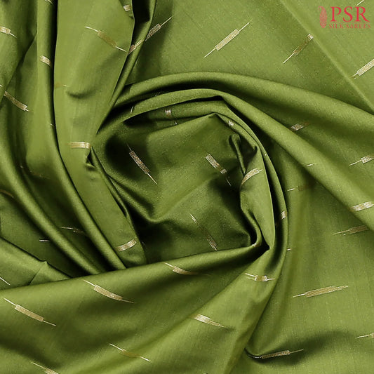 Olive Green Soft Art Silk Saree