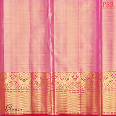 Pink Bridal Kanchipuram Tissue Silk Saree