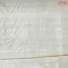 Beige Green Silk Saree