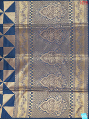Prussian Blue Soft Art Silk Saree