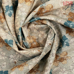 Echo Grey Bamboo Silk Sarees