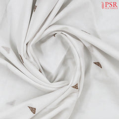 White Byloom Cotton Saree