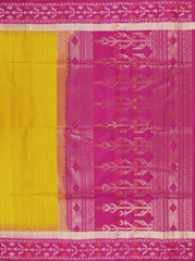 Amber Yellow Soft Silk Saree