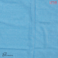 Sky Blue Byloom Cotton Saree
