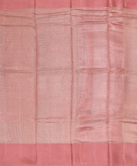 Onion Peach Semi Chiniya Saree