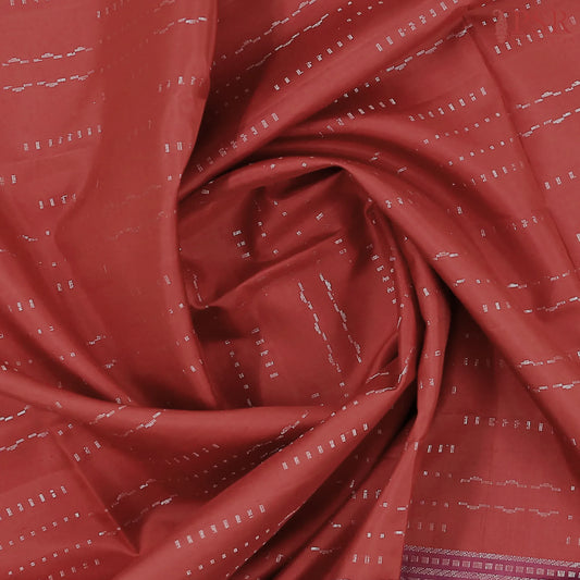 Garnet Red Soft Silk Saree