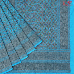 Capri Blue Summer Silk Saree