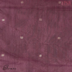Mauve Purple Ghicha Cotton Saree