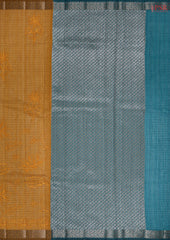 Mustard Brown Semi Dupion Saree