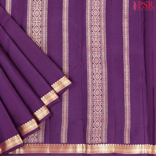 Eminence Purple Arani Silk Saree