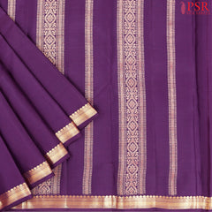 Eminence Purple Arani Silk Saree