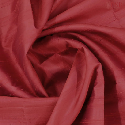 Turkey Red Jute Soft Silk Saree