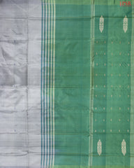Cement Grey Vazhainaar Silk Saree