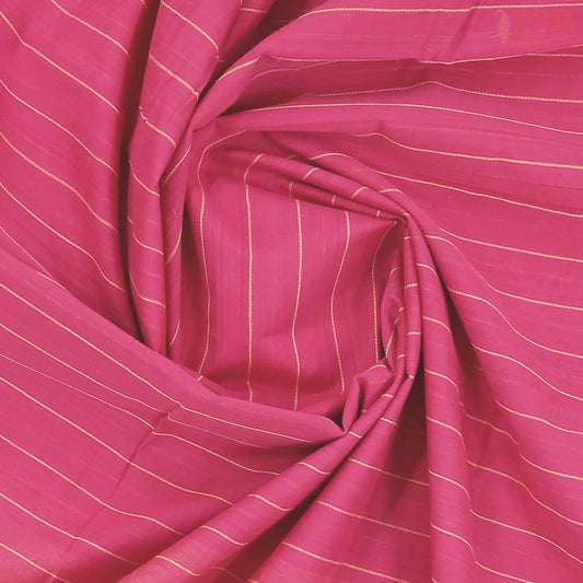Dark Pink Mangalagiri Cotton Saree