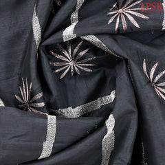 Black Kosa Embroidery Saree