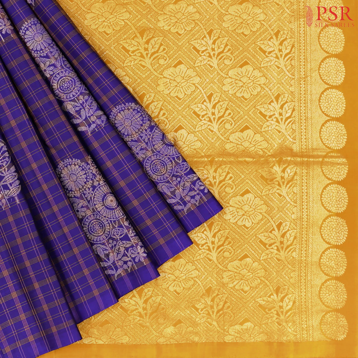 Navy Blue Soft Silk Saree