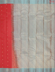 Candy Red Arani Silk Saree