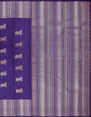 Spanish Violet Kanchipuram Silk Saree