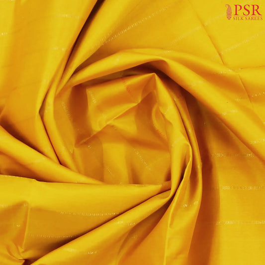 Amber Yellow Soft Silk Saree