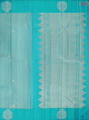 Medium Turquoise Kanchipuram Silk Saree