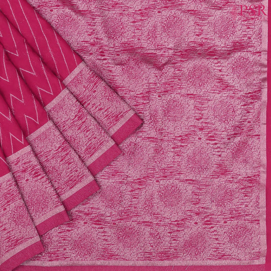 Rani Pink Georgette Saree