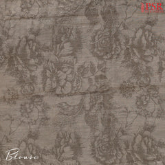 Dark Taupe Grey Assam Saree