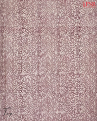 Maroon Beige Chanderi Silk Cotton Dress Material