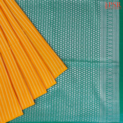 Sunset Yellow Soft Art Silk Saree