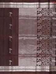 Brown Soft Silk Saree
