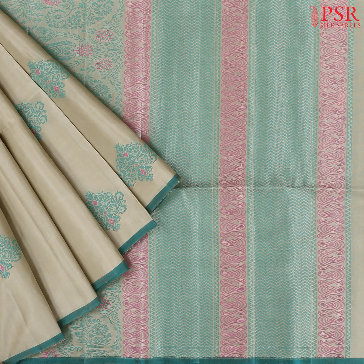 Chikoo Soft Silk Saree