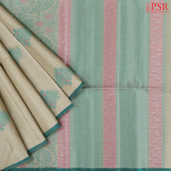 Chikoo Soft Silk Saree