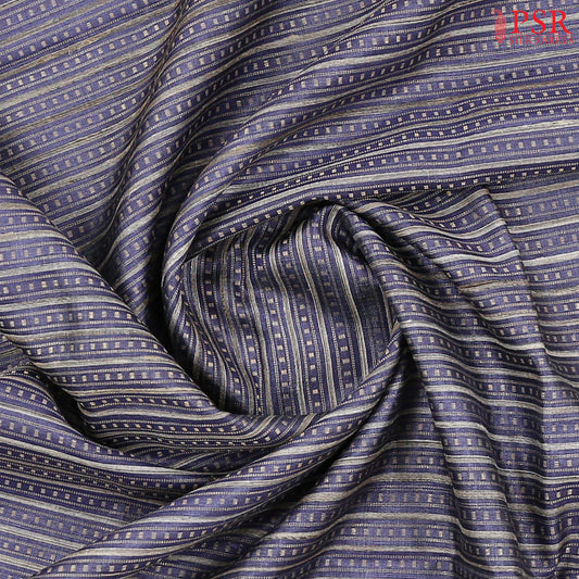 Berry Blue Gicha Kadhi Tussar Silk Saree