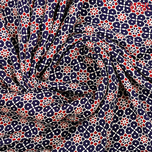 Indigo Blue Modal Silk Saree