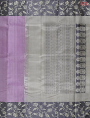 Lilac Kanchipuram Silk Saree
