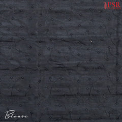 Black Kosa Embroidery Saree