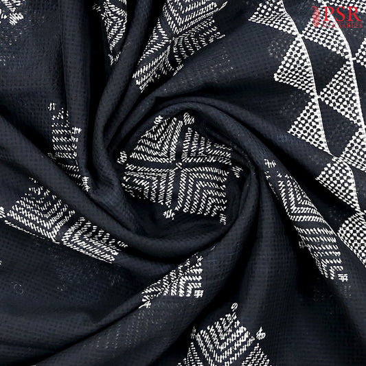 Black Silk Cotton Saree