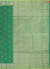 Green Semi Silk Cotton Saree