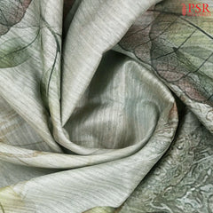 Sage Green Green Silk Saree