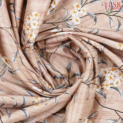 Blushing Peach Semi Dupion Saree