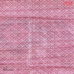 Pink & Green Semi Tussar Saree
