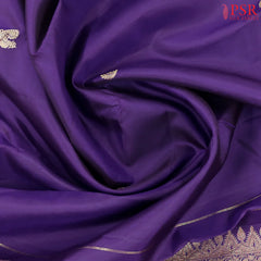 Spanish Violet Kanchipuram Silk Saree
