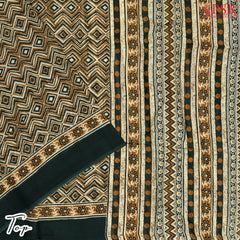 Dark Green Dress Material