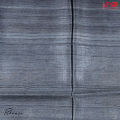 Olive Fog Kadhi Tussar Silk Saree