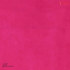 Magenta Pink Banarasi Habutai Satin Saree