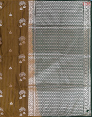 Umber Brown Soft Art Silk Saree