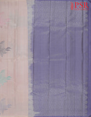 Pastel Heather Peach Kanchipuram Silk Saree