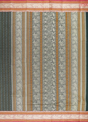 Bottle Green Kalakshetra Kovai Cotton Saree