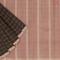 Cedar Brown Kanchi Cotton Saree