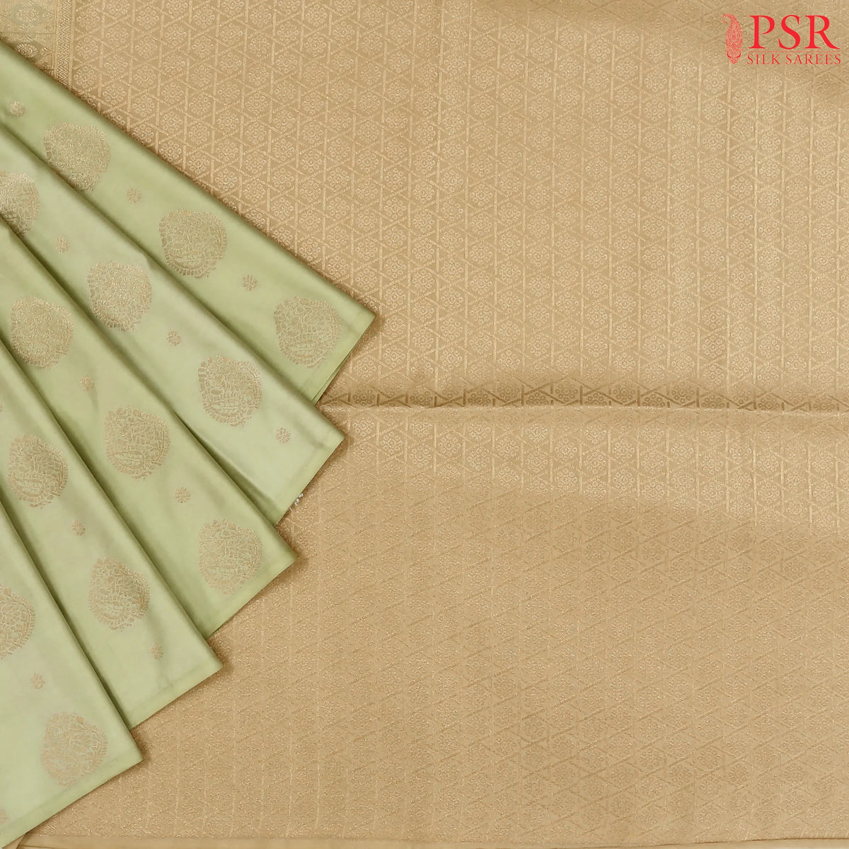 Light Lime Green Soft Art Silk Saree